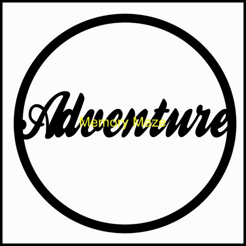 Adventure in circle 75 x 75mm packs of 3